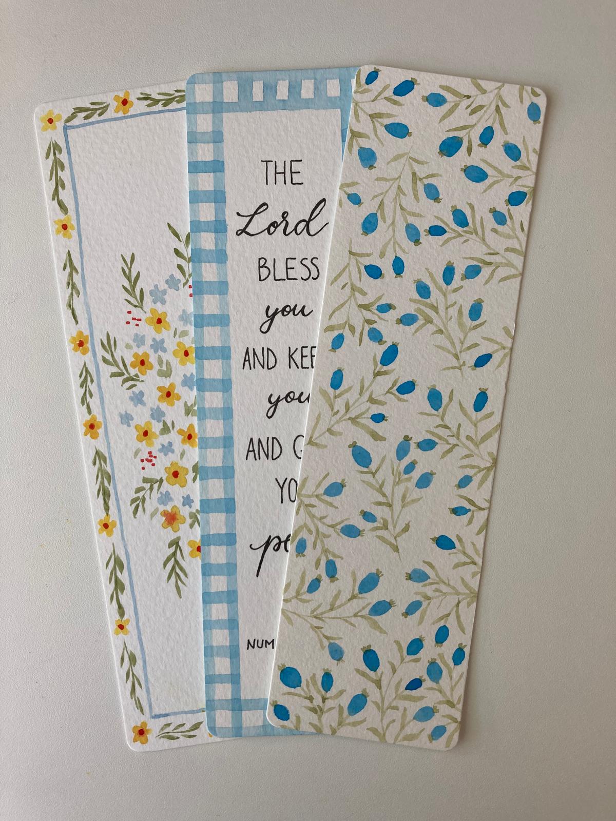 Set Blue and Yellow florals