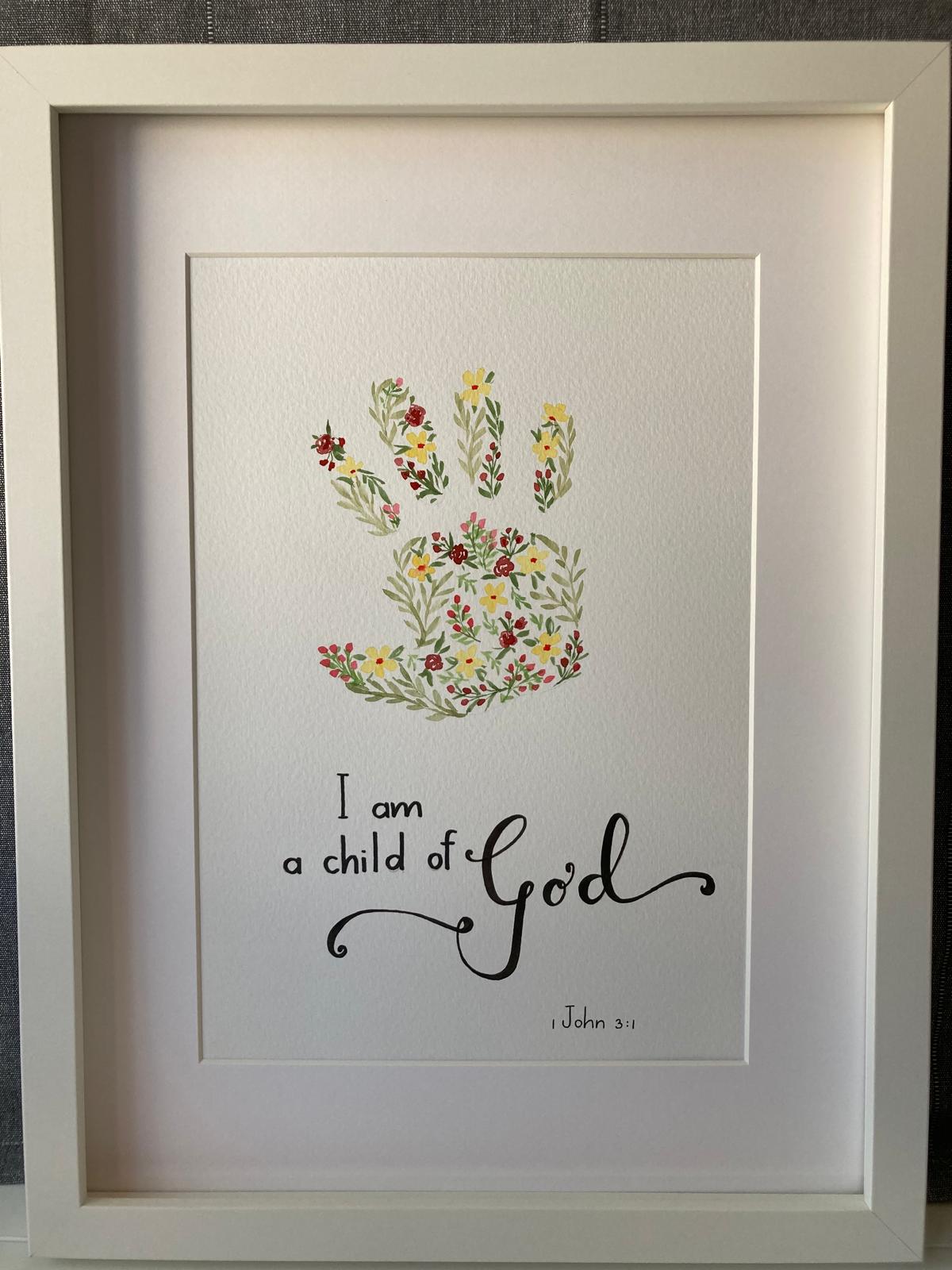 Tablou "I am a child of God"